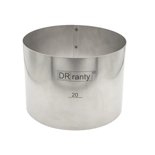 Opaska rant stały obręcz do tortu ciasta forma średnica 20cm wysokość 14cm Dorosiowe Ranty